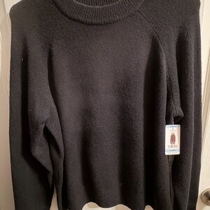Vince Camuto Black Crew Neck Sweater